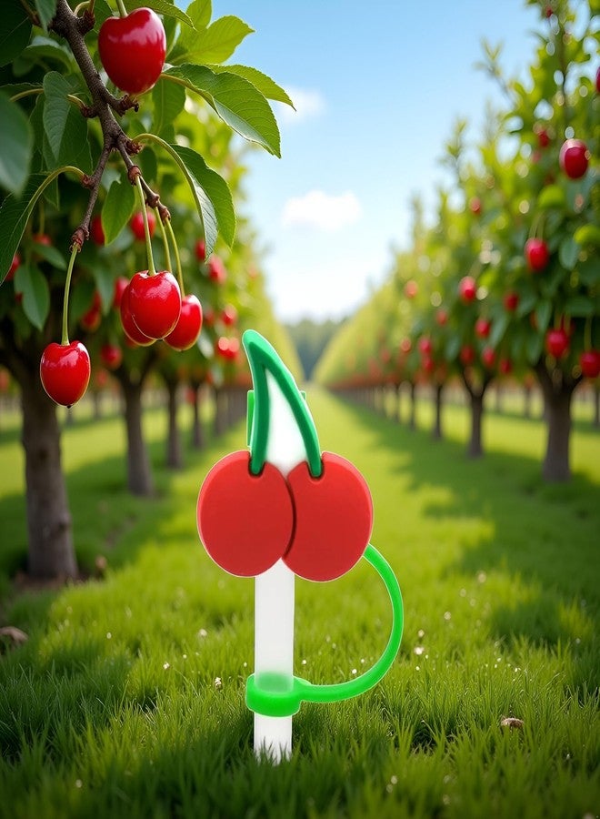 غطاء ماصة على شكل كرز أحمر من وينتويناب، 8 مم، غطاء سيليكون لطيف لماصة كوب ستانلي، ماصة شرب مقاومة للغبار، أغطية ماصة قابلة لإعادة الاستخدام، موزعات ماصة للشرب - Image 3