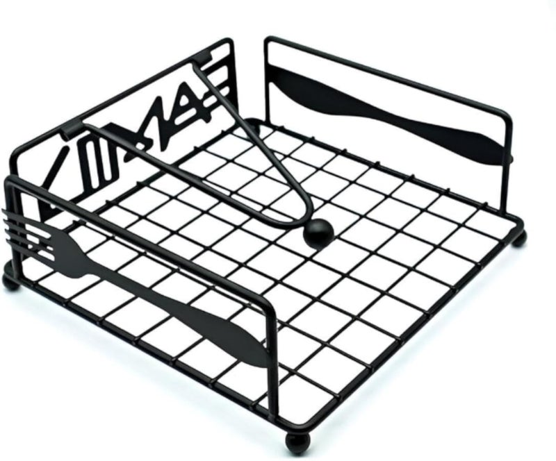 Hand Towel Holder - Practical Square Napkin Basket for Paper Towels, Perfect for Home and Business Use