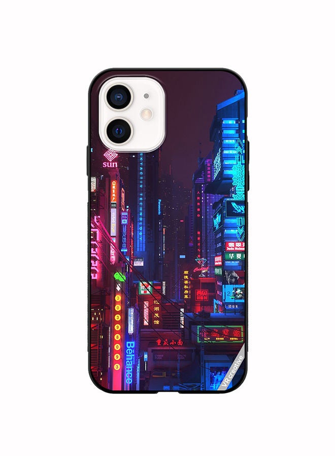 VR CREATIVE Protective Case Cover For Apple iPhone 11 Street Nights Design Multicolour - Image 1