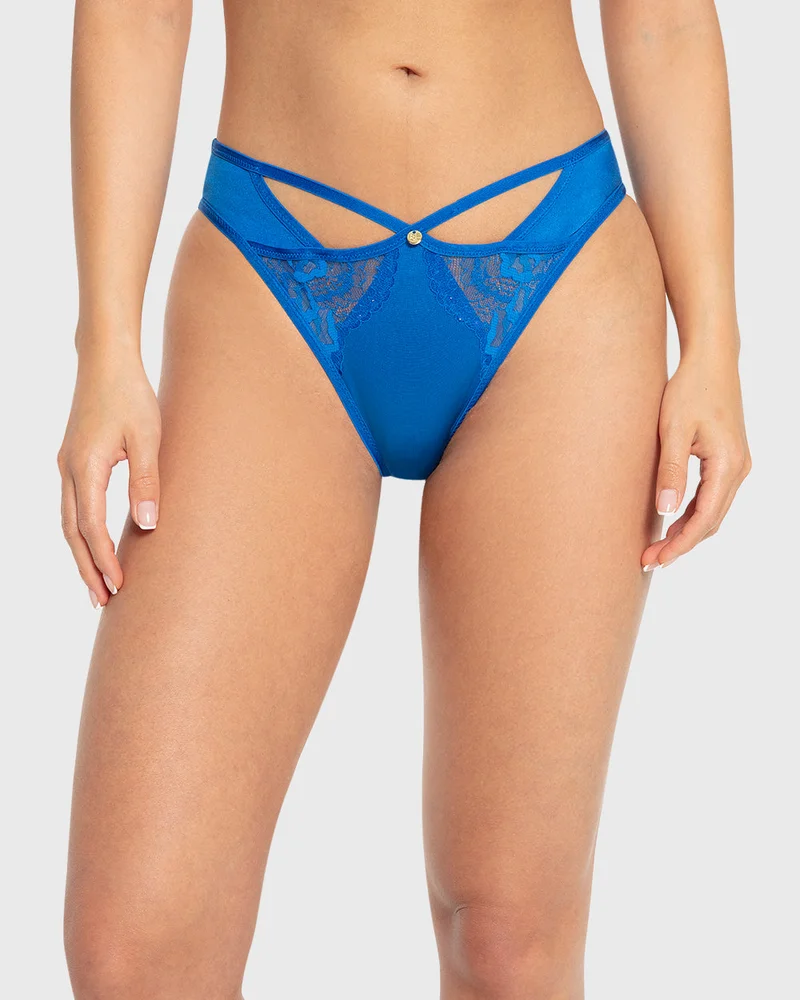 ايسلا اند ايفي Isla & Evie Princess Blue Lace Bikini Panty