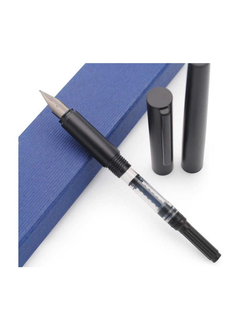 Gold Leaf GOLD LEAF JINHAO 35 Series Fountain Pen (Matte Black, Fine Nib 0.5mm)  - Image 4