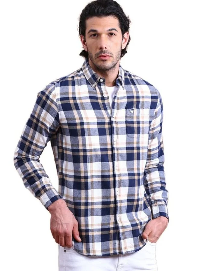 THE BEAR HOUSE Men's Shirt for Casual and Formal Wear | Classic Button-Down Style for Office, Daily Use, Travel, Events & All-Season Outfits | Versatile & Stylish Wardrobe Essential for Every Occasion