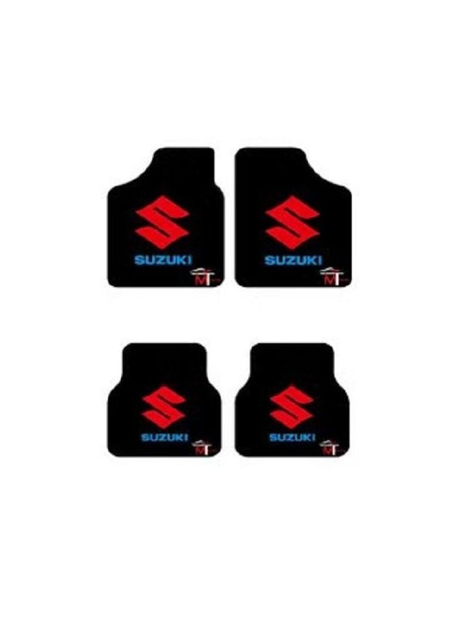 سجادات السيارة الداخلية، مقاومة للرائحة (مجموعة من 4) متوافقة مع مركبات سوزوكي