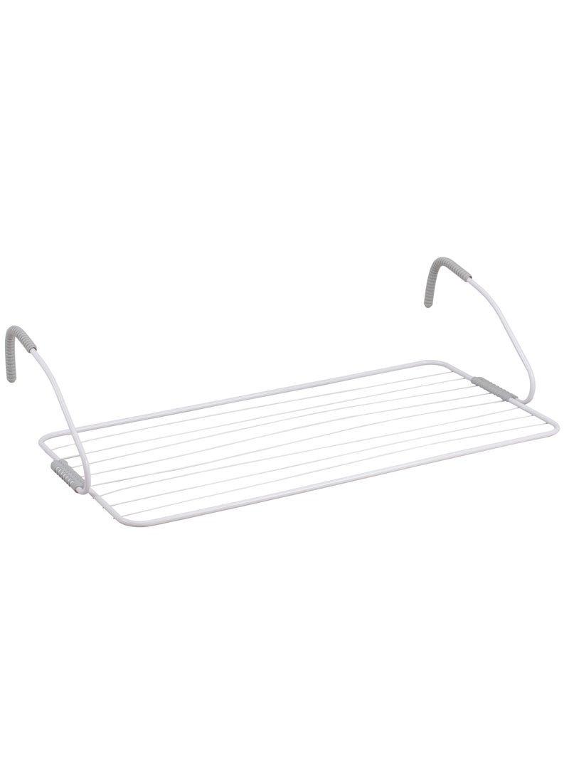 Sweet Home Metal Steel Folding Drying Rack Non Slip Dress Rack Small Folding Washing Line Clothes Dryer for Clothes Balcony Laundry Hanger Window Hanging Laundry Organiser - Image 3