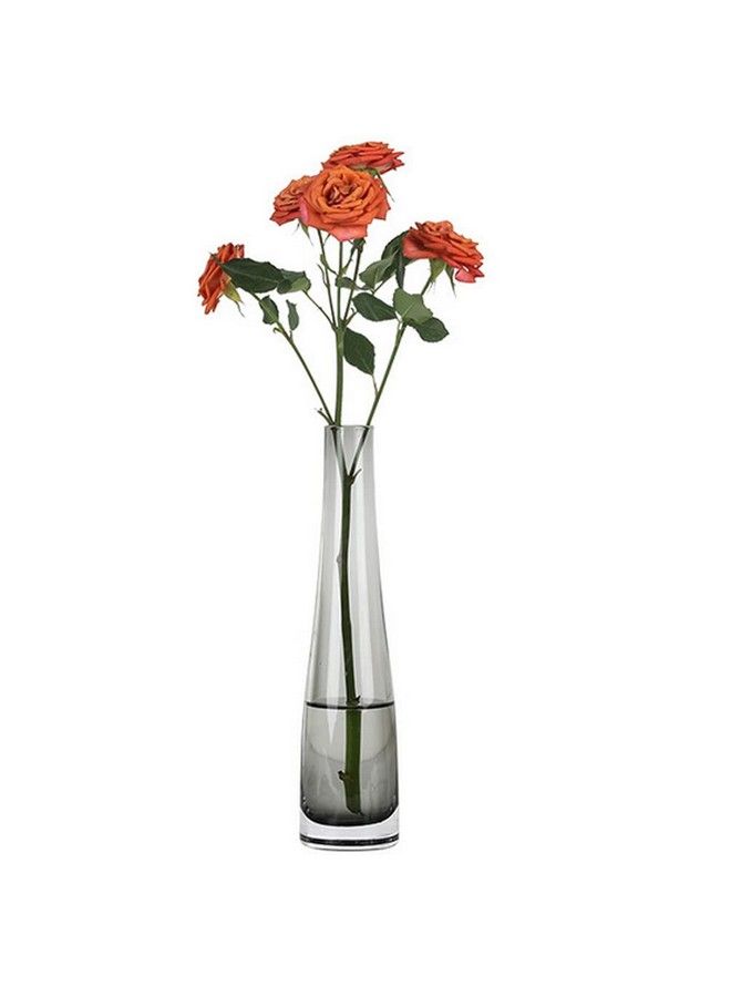 Elandy Handmade Blown Art Glass Bud Vase Small Flower Vase Vintage Wedding Table Decor Single Stem Vase Centerpieces Vases For Home Office Wedding Decor - Image 1