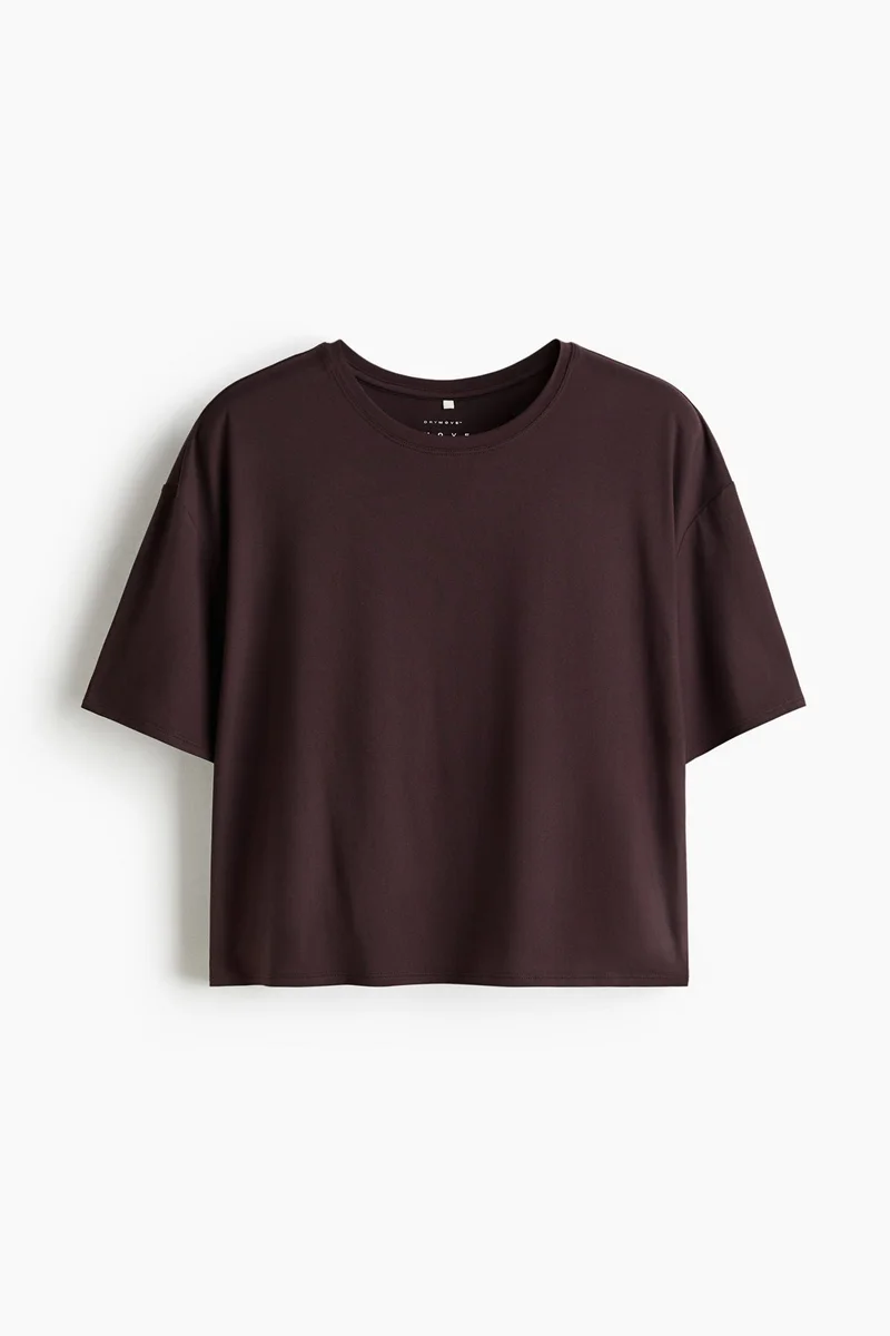 H&M Boxy-style sports top in DryMove™
