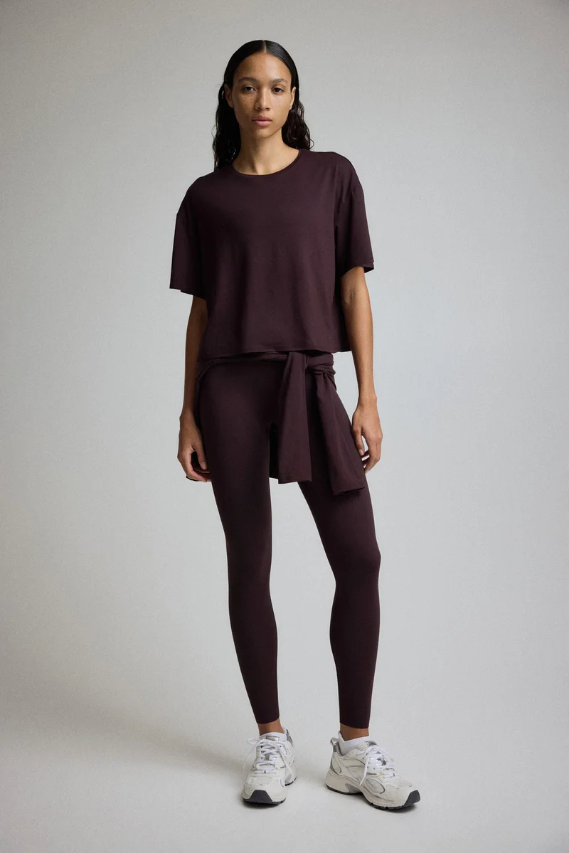 H&M Boxy-style sports top in DryMove™