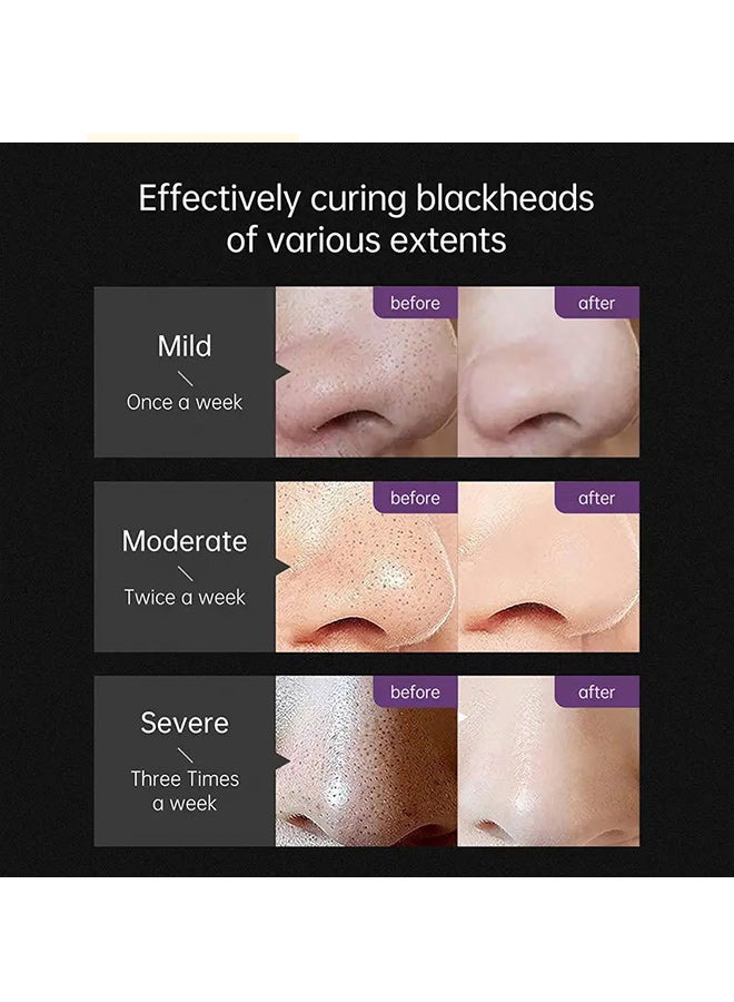 LUCKYFINE Blackhead Removal Peel-Off Mask, Deep Facial Cleansing Care, Effective Nose Blackhead Removal, Painless And Fast, Leaving Smooth And Beautiful Skin - 60g - Image 3