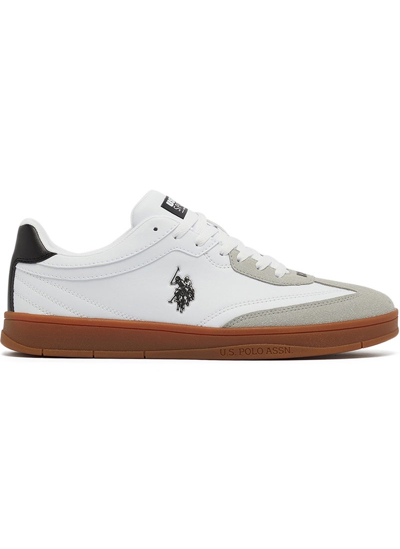 U.S. Polo Assn. Men's White Low-Top Sneakers - Fashionable Lace-Up Style, Perfect for Everyday Casual Outfits  - Image 1
