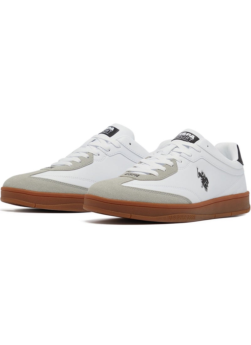 U.S. Polo Assn. Men's White Low-Top Sneakers - Fashionable Lace-Up Style, Perfect for Everyday Casual Outfits  - Image 2