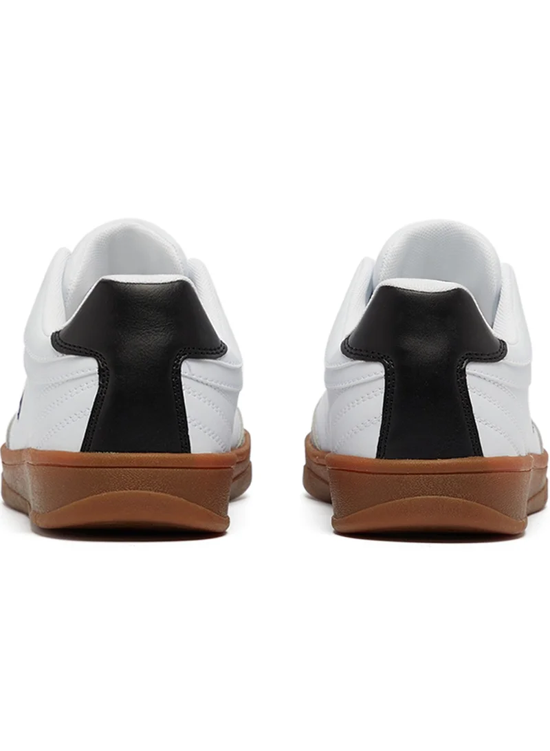 U.S. Polo Assn. Men's White Low-Top Sneakers - Fashionable Lace-Up Style, Perfect for Everyday Casual Outfits