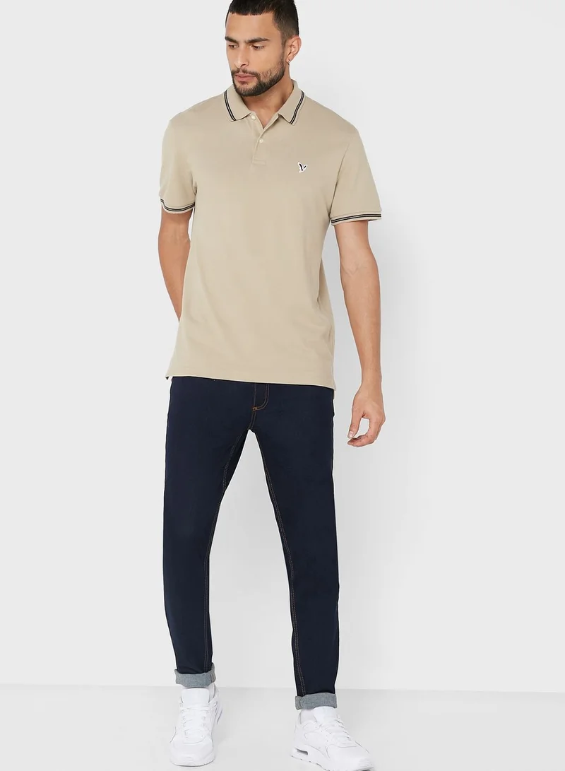 American Eagle Embroidered Logo Polo