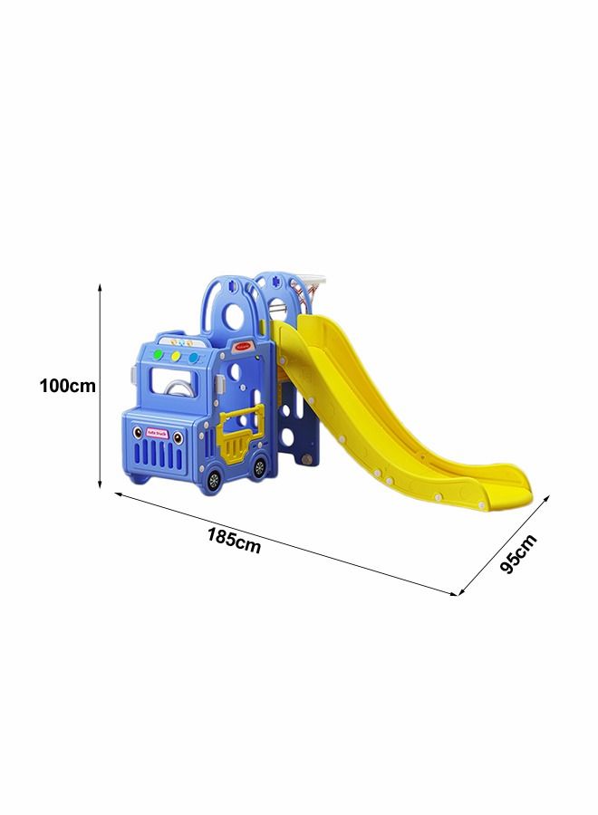 JSAITOYS Indoor Play Plastic Slide for Children Backyard Toy Playhouse with Sliding Toy - Image 5
