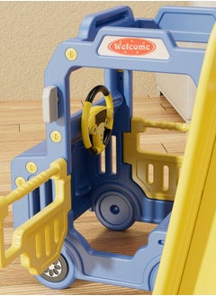 JSAITOYS Indoor Play Plastic Slide for Children Backyard Toy Playhouse with Sliding Toy  - Image 3