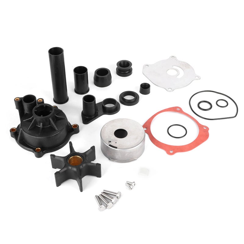Water Pump Impeller Repair Kit 12000 Johnson Evinrude 75-250 HP Outboard Replacement - Hardened Nylon Neoprene Impeller Key Gasket for Ocean Chemical Corrosion Resistance - Image 3