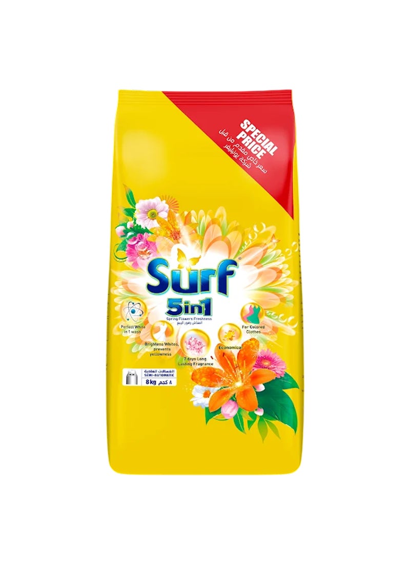 surf Spring Flowers Freshness Fabric Solution Wash Washing Powder 8kg