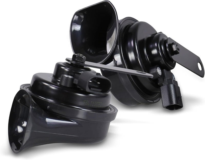 HELLA 3FH 012 010-041 Trumpet Horn - TE16S - 12V - 110dB(A) - Frequency Range: 400/500Hz - Electric - Housing Colour: Black - Plug: BMW - Kit Multi item matching - Image 2