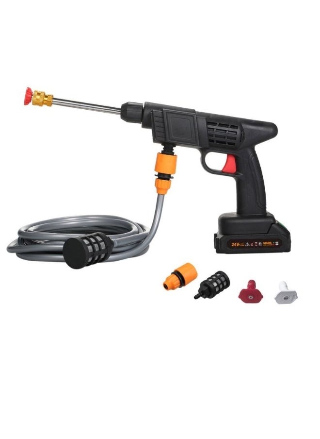 General 48V Cordless High-Pressure Rechargeable Car Washer – 40 Bar, 5m Hose, Adjustable Nozzles & Foam Attachment  - Image 2