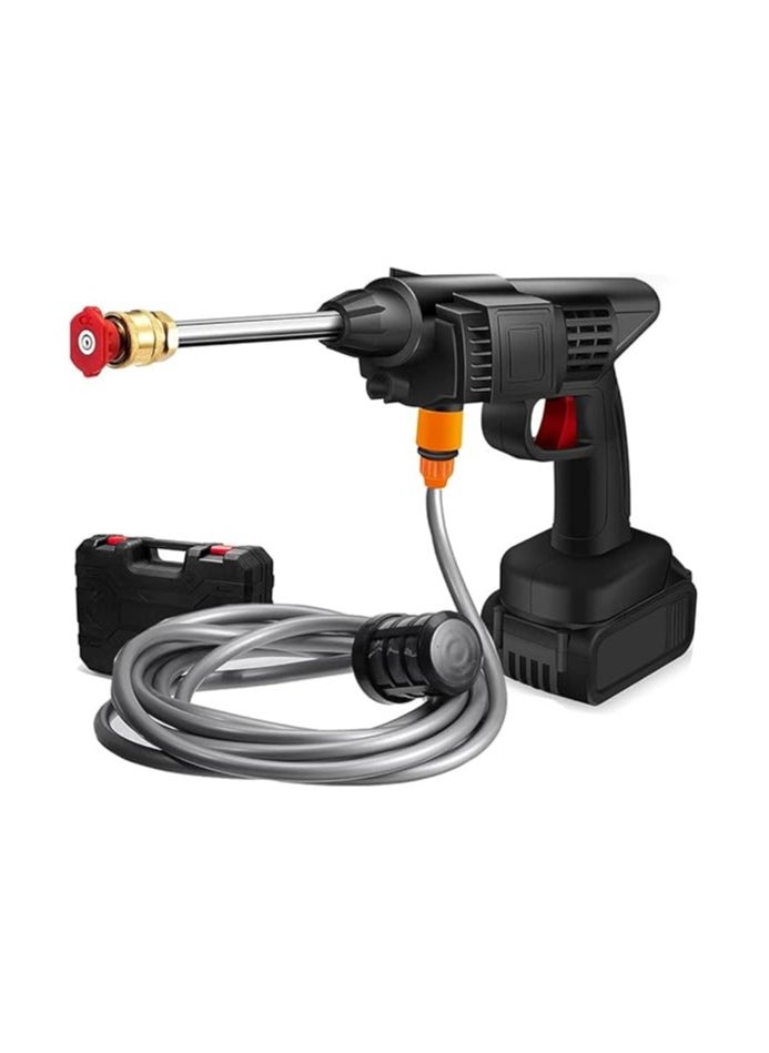 General 48V Cordless High-Pressure Rechargeable Car Washer – 40 Bar, 5m Hose, Adjustable Nozzles & Foam Attachment  - Image 1