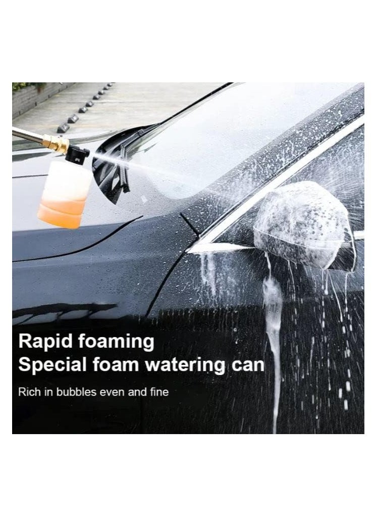 48V Cordless High-Pressure Rechargeable Car Washer – 40 Bar, 5m Hose, Adjustable Nozzles & Foam Attachment