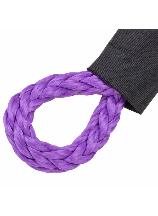 Manful 25T - 56cm Heavy Duty Synthetic Winch Rope – Off-Road Recovery Tow Rope with Reinforced Loops, High Strength Braided Cable for SUV, Truck, ATV, UTV - Image 4