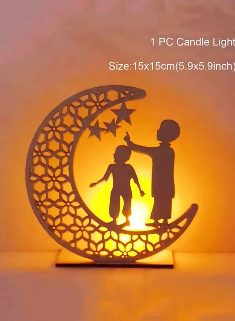 ماركة غير محددة ضوء رمضان على شكل قمر مجوف  - Image 3