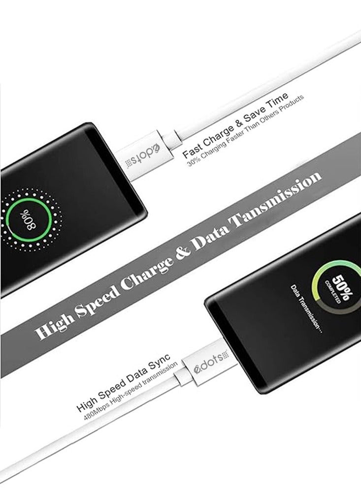 إي دوتس كابل Micro USB - A إلى Micro B - كابل بيانات شحن Micro USB - USB 2.0 - 1x USB A Male، 1x USB Micro B Male - Image 4