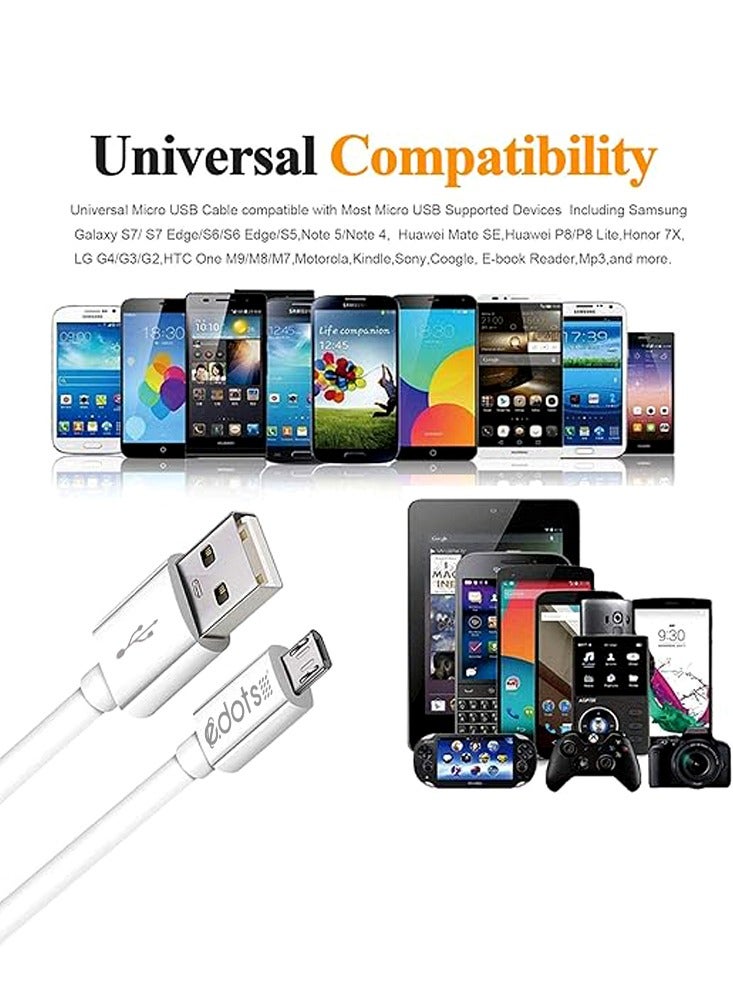 إي دوتس كابل Micro USB - A إلى Micro B - كابل بيانات شحن Micro USB - USB 2.0 - 1x USB A Male، 1x USB Micro B Male - Image 3
