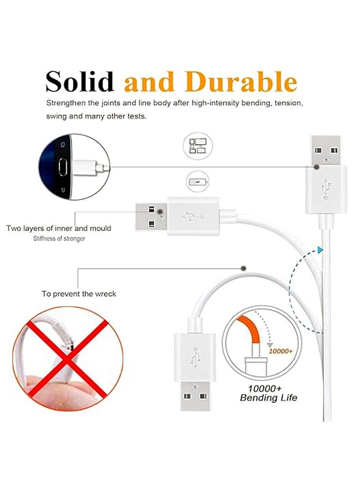 إي دوتس كابل Micro USB - A إلى Micro B - كابل بيانات شحن Micro USB - USB 2.0 - 1x USB A Male، 1x USB Micro B Male - Image 5