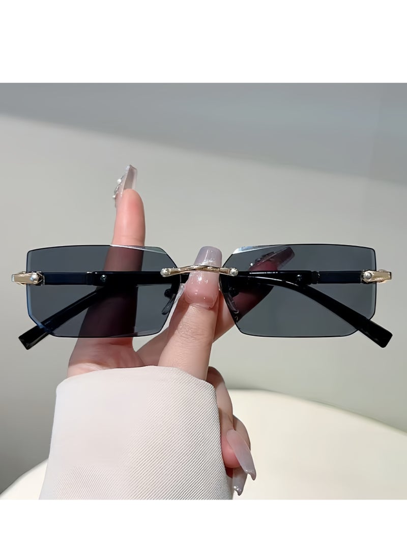 Gasin Custom Vintage Sunglasses for Men and Women | Unisex UV protection Square Retro Fashion Shades - Image 1