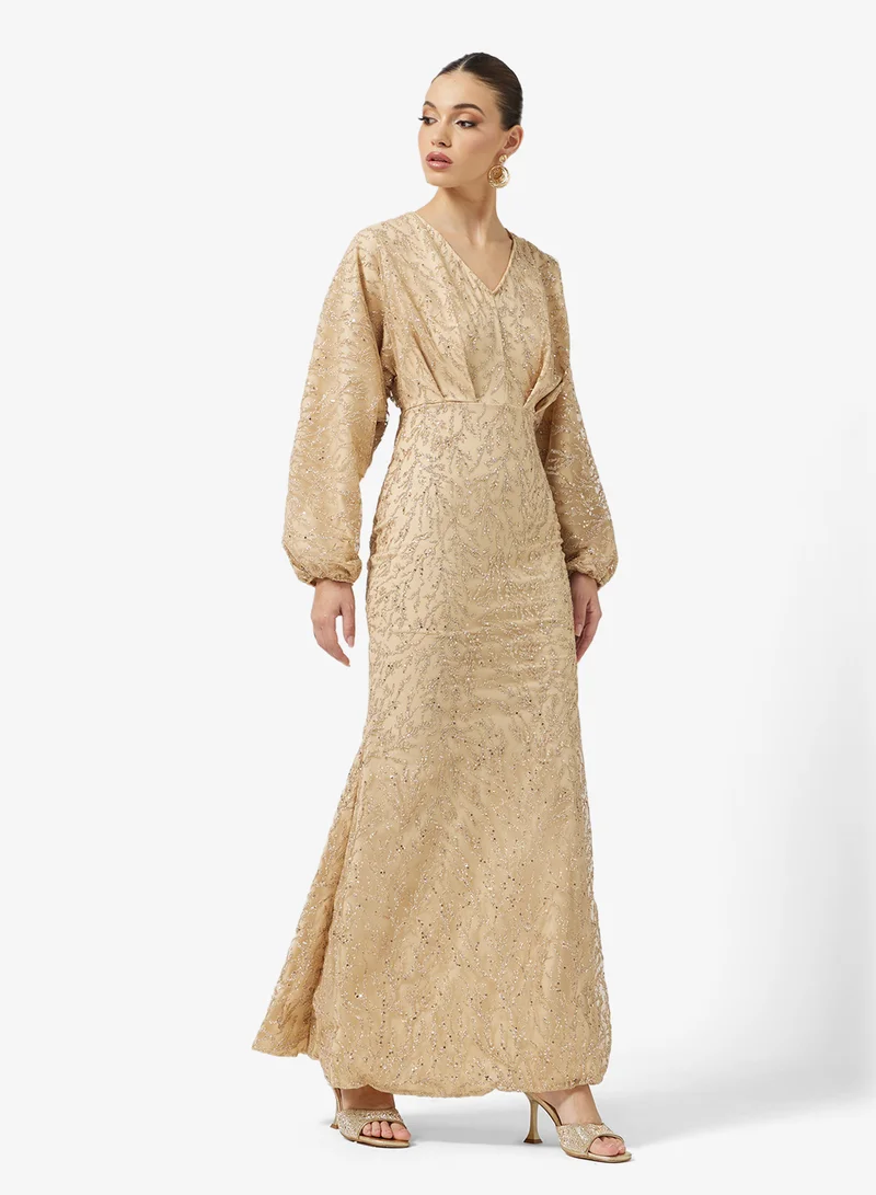 Khizana Shimmer Dress