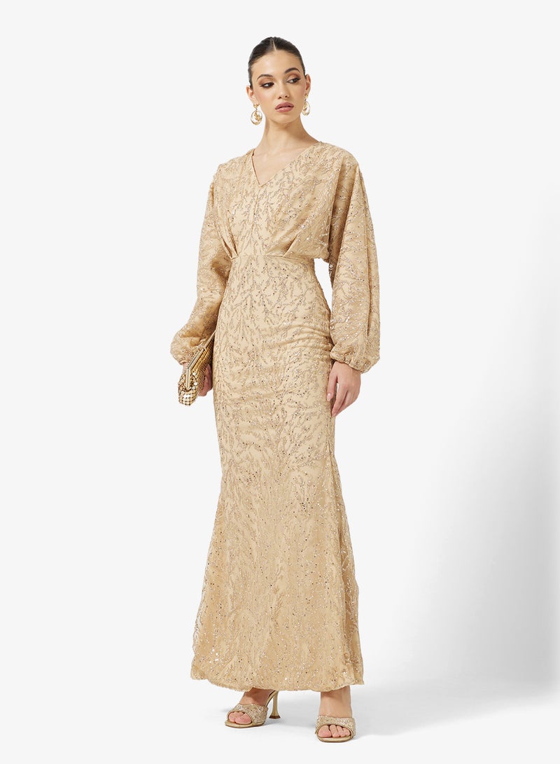 Khizana Shimmer Dress - Image 1