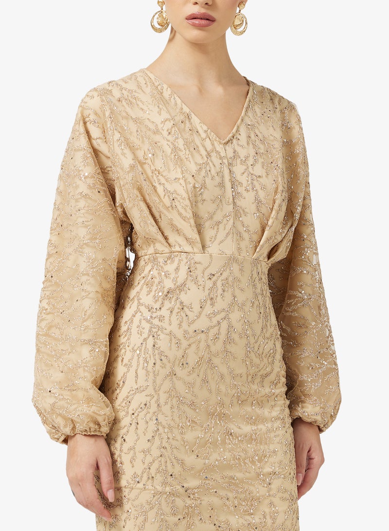 Khizana Shimmer Dress - Image 3