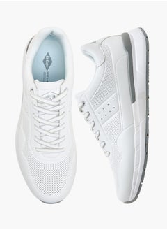Lee Cooper Men's  Perforated Detail Lace-Up Sneakers  - Image 1