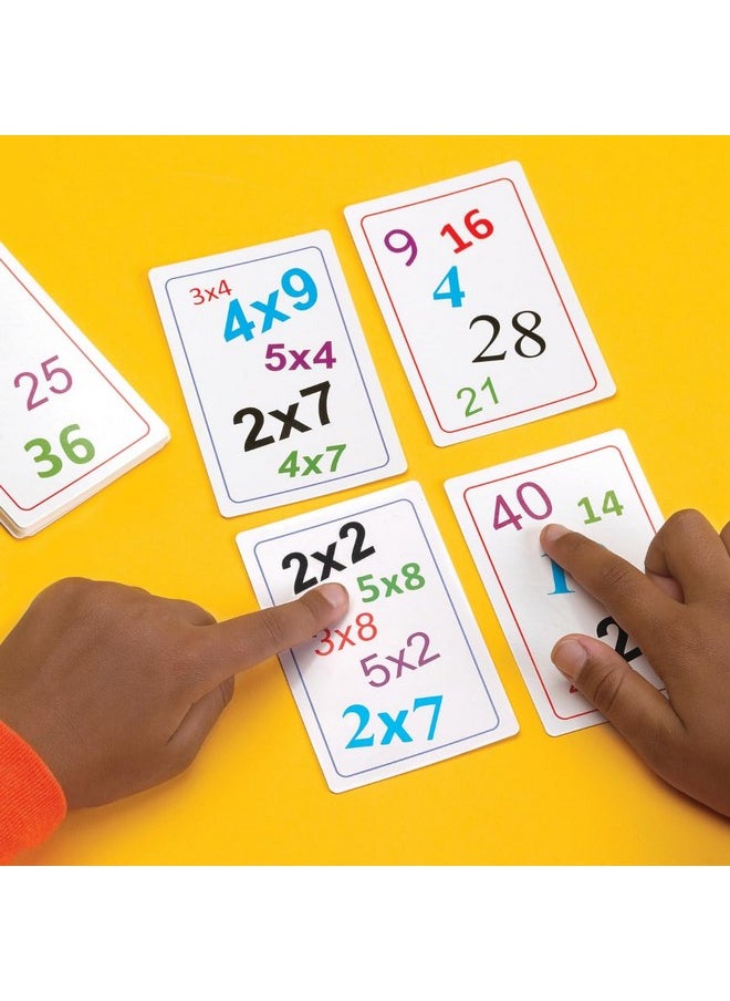 Super Genius Multiplication 1 - Tabletop Card Game, Fun Flash Card Concentration Matching Game for Kids, Ages 8 and up, 1-6 Players, Teacher Approved, Learn Your Times Tables, by Blue Orange Games