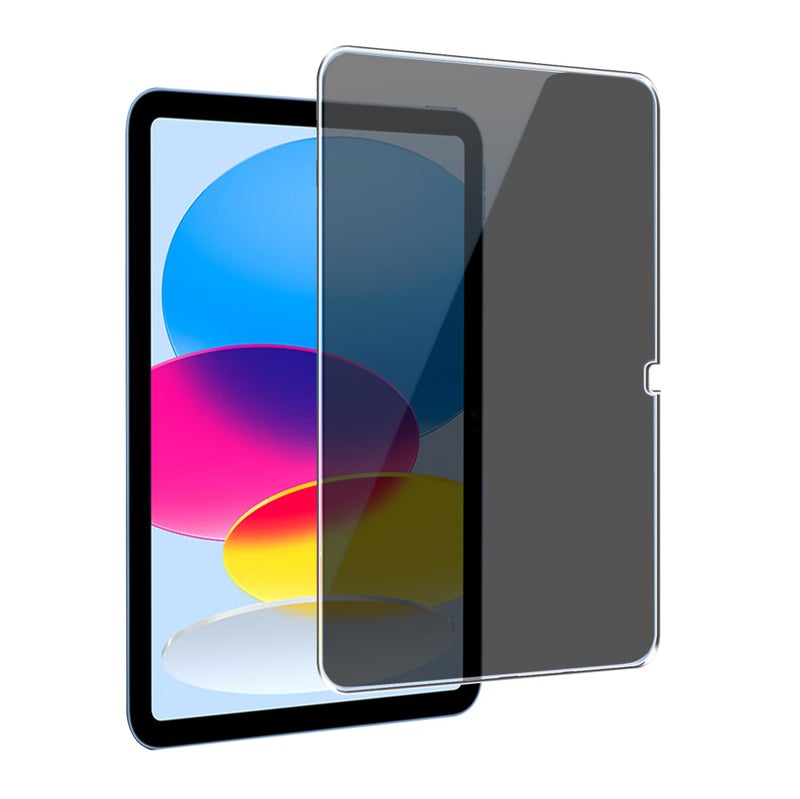 Juvraixo Privacy Screen Protector for iPad A16 11th/10th Generation 10.9 inch ï¼ˆ2022/2025ï¼‰ 9H Tempered Glass [Face ID & Apple Pencil Compatible] HD Clear Case Friendly - Image 1