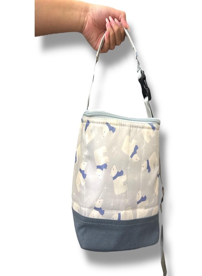 Mega Tree Insulated Lunch Bag, 6L Capacity, Thermal Food Storage Tote with Shoulder Strap | Use for Going, Trips, or Kid's Food | Kid's Milk Bottle Bag (Cat) - Image 3