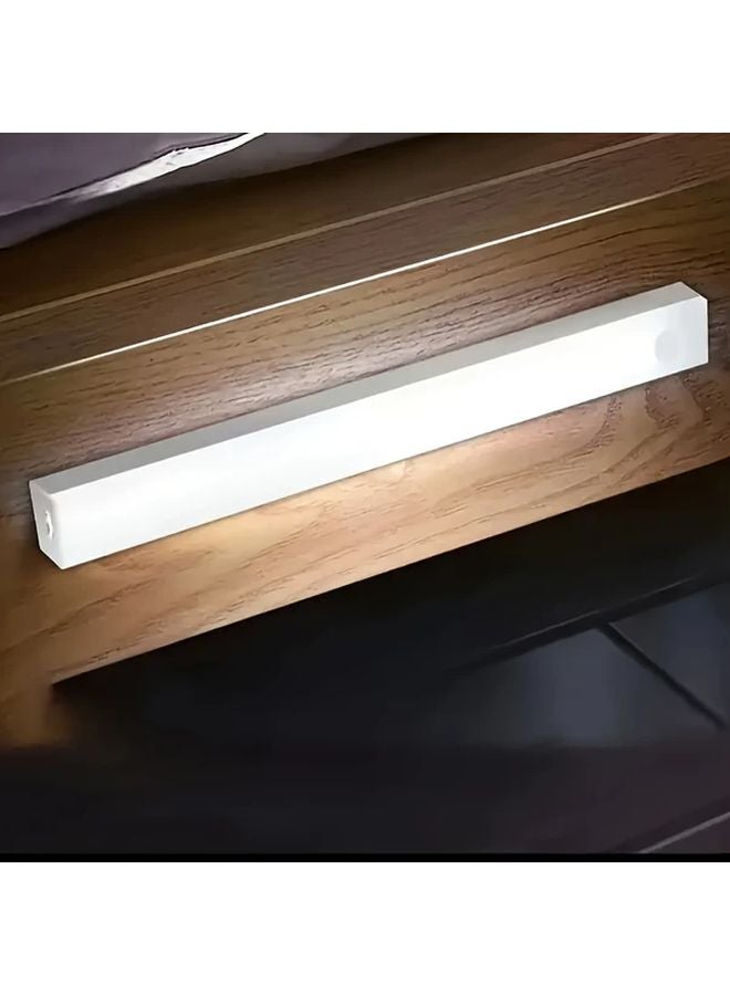 6pcs 10cm White LED Under Cabinet Lights With Motion Sensor USB Rechargeable Magnetic - Image 3