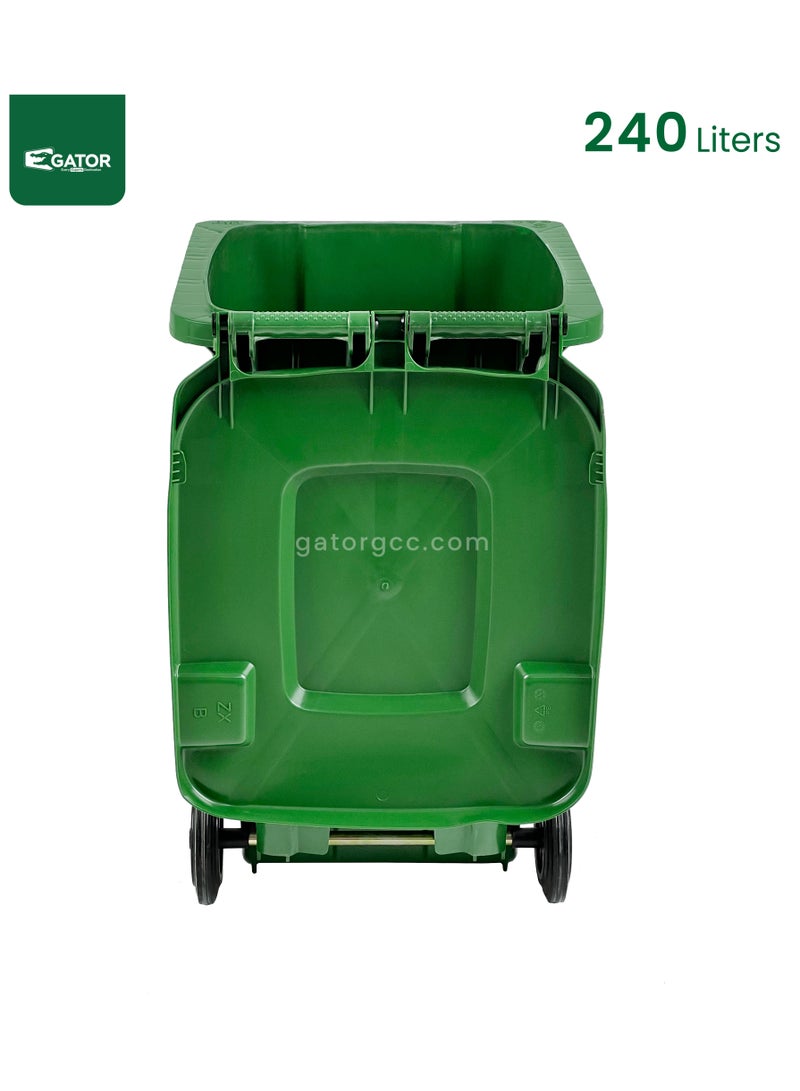Gator Garbage can without Pedal 240L Green - Image 2
