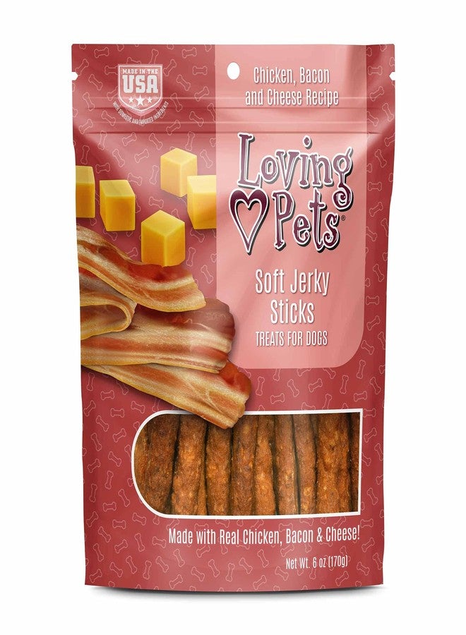 Loving Pets Soft Jerky Dog Treats - Real USA-Sourced Meat Dog Snacks for Training, Puppies & Everyday Reward - Soft, Chewy Dog Treats for Small, Medium & Large Dogs - Wheat & Corn Free - Image 1