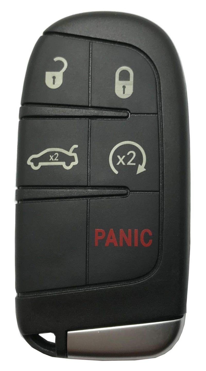 BTOZRF J-ACCES Key Fob Case Shell Fit for Jeep Grand Cherokee Dodge Challenger Charger Dart Durango Journey Chrysler 300 - Image 1