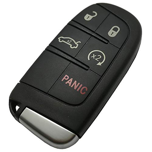 BTOZRF J-ACCES Key Fob Case Shell Fit for Jeep Grand Cherokee Dodge Challenger Charger Dart Durango Journey Chrysler 300 - Image 4