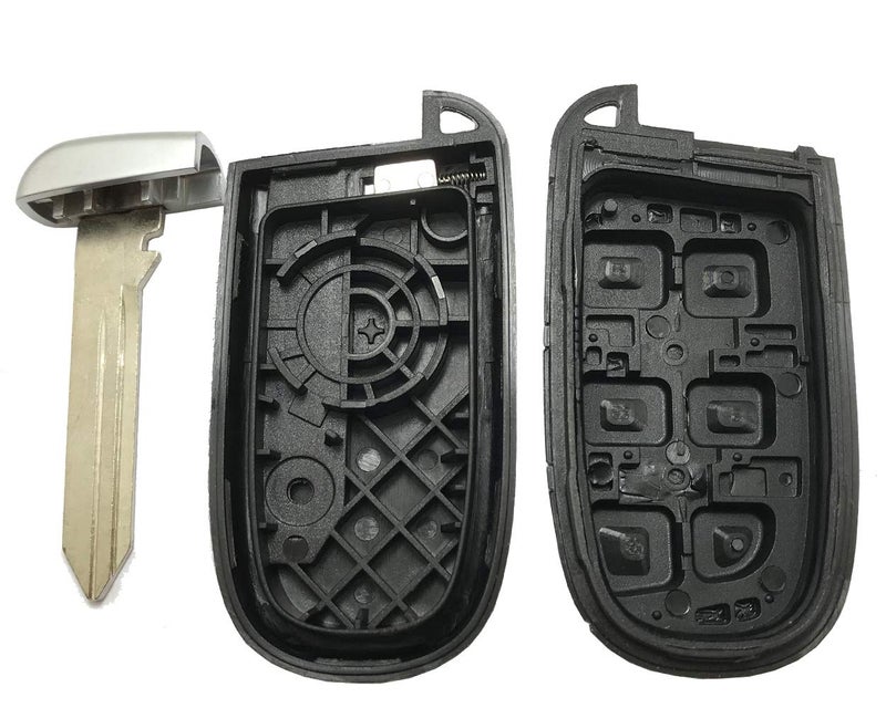 BTOZRF J-ACCES Key Fob Case Shell Fit for Jeep Grand Cherokee Dodge Challenger Charger Dart Durango Journey Chrysler 300 - Image 5