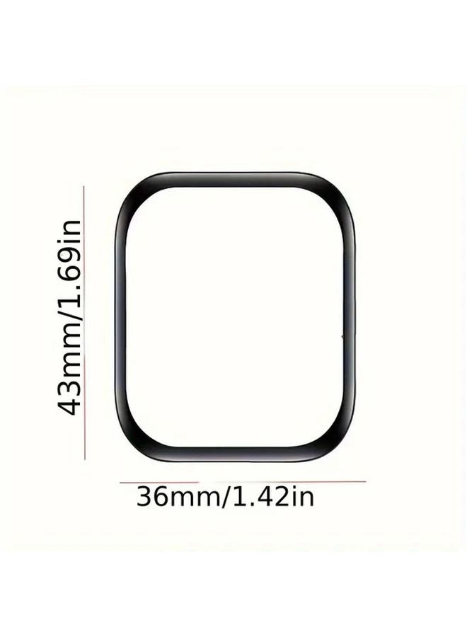 قطعتان من واقي الشاشة عالي الوضوح ثلاثي الأبعاد المنحني لساعات Amazfit GTS4 Mini وGTS4 وGTS3 وGTR3 وBip5 - Image 2