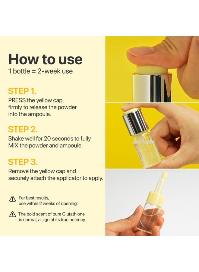 numbuzin - No.5 Glutathione TXA Advanced Dark Spot Ampoule Concentrate  10.7g - Image 3