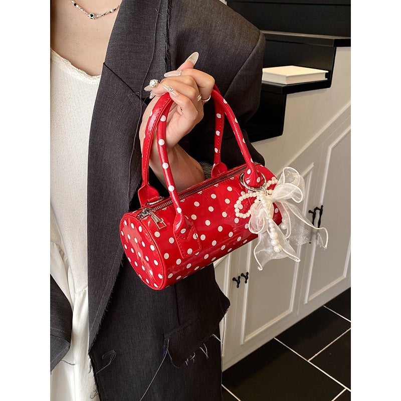 Women's Polka Dot PU Shoulder Bag - Image 1