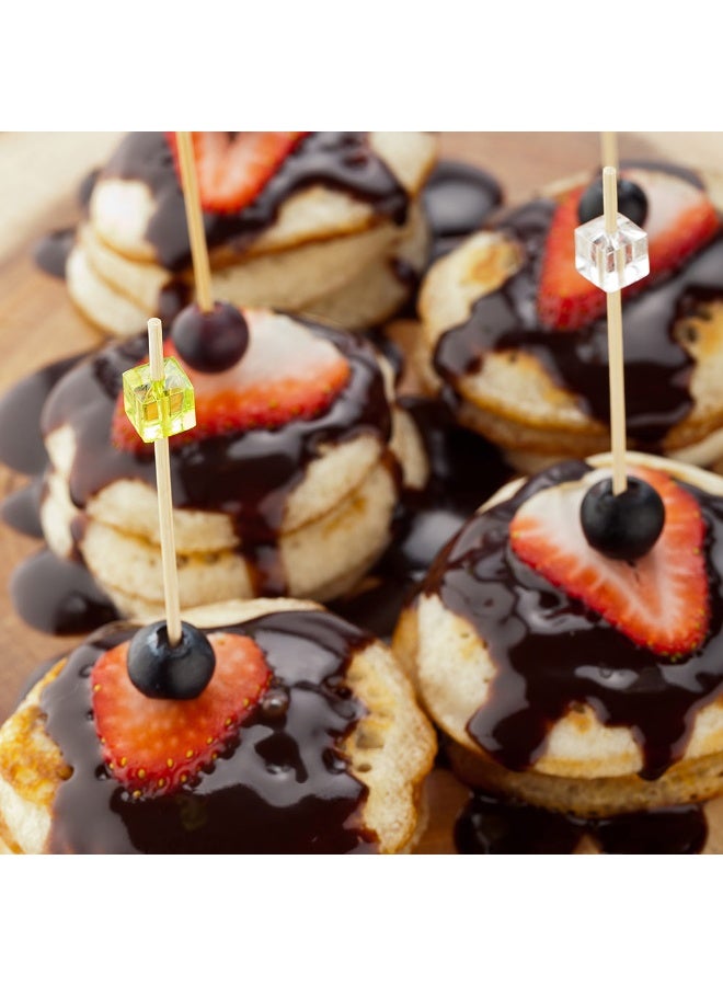 Restaurantware أسياخ بامبو كتلة 3.5 بوصة، 1000 عود بامبو قوي للتخلص - قوي، متنوع، أسياخ مقبلات كتلة أكريليك، مستدام، لتقديم المقبلات وزينة الكوكتيل - Image 3