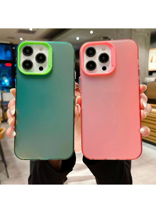 اس-توب جراب لهاتف iPhone 13 Pro IMD ملون متدرج من مادة البولي كربونات + جراب هاتف أكريليك - Image 2