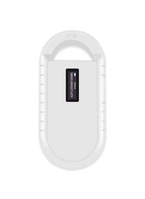 Smoostart Microchip Scanner, 128 Records Data Storage Upload to PC Microchip Scanner Reader, Only Compatible with FDX-B/EMID Microchips