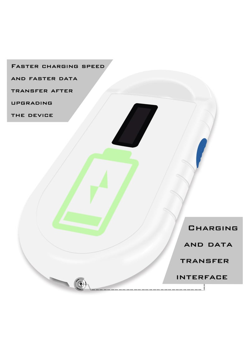 Smoostart Smoostart Microchip Scanner, 128 Records Data Storage Upload to PC Microchip Scanner Reader, Only Compatible with FDX-B/EMID Microchips  - Image 5